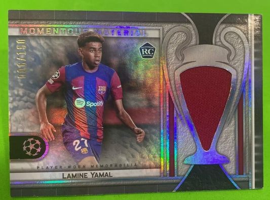 2023-24 Topps Museum ROOKIE Lamine Yamal #MMJR-LY /150 Barcelona RELIC
