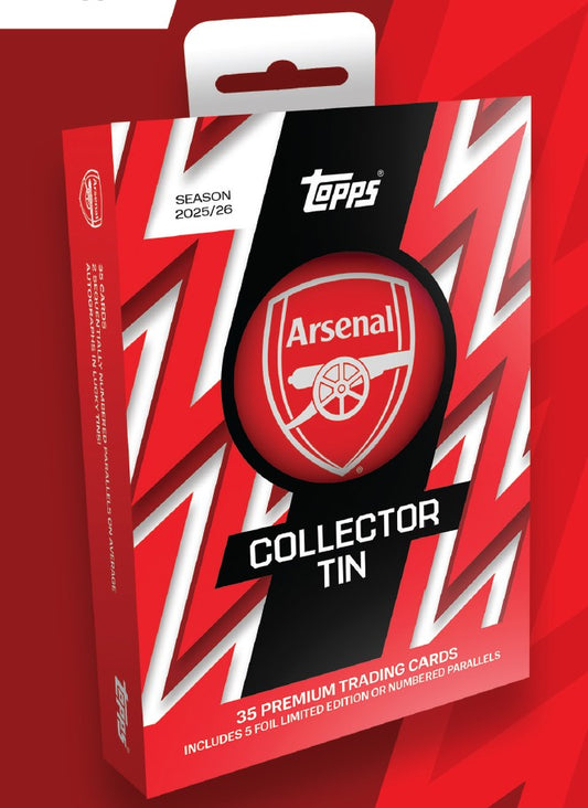 TOPPS ARSENAL COLLECTOR TIN 2025/26