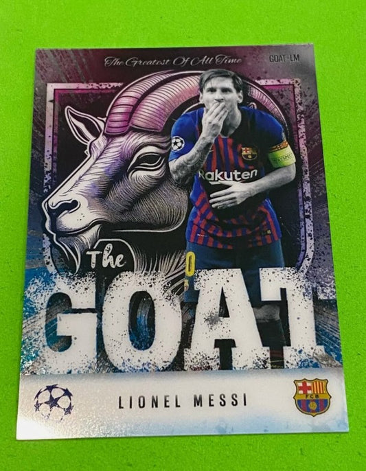 Topps Match Attax Extra 2025 Lionel Messi The GOAT ultra rare limited edition