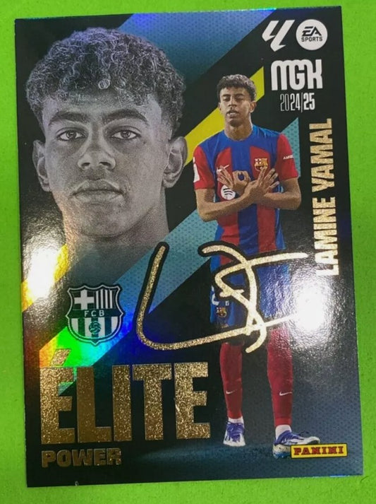 2024 MGK LAMINE YAMAL #P7 AUTO ELITE POWER Barcelona PANINI Megacracks