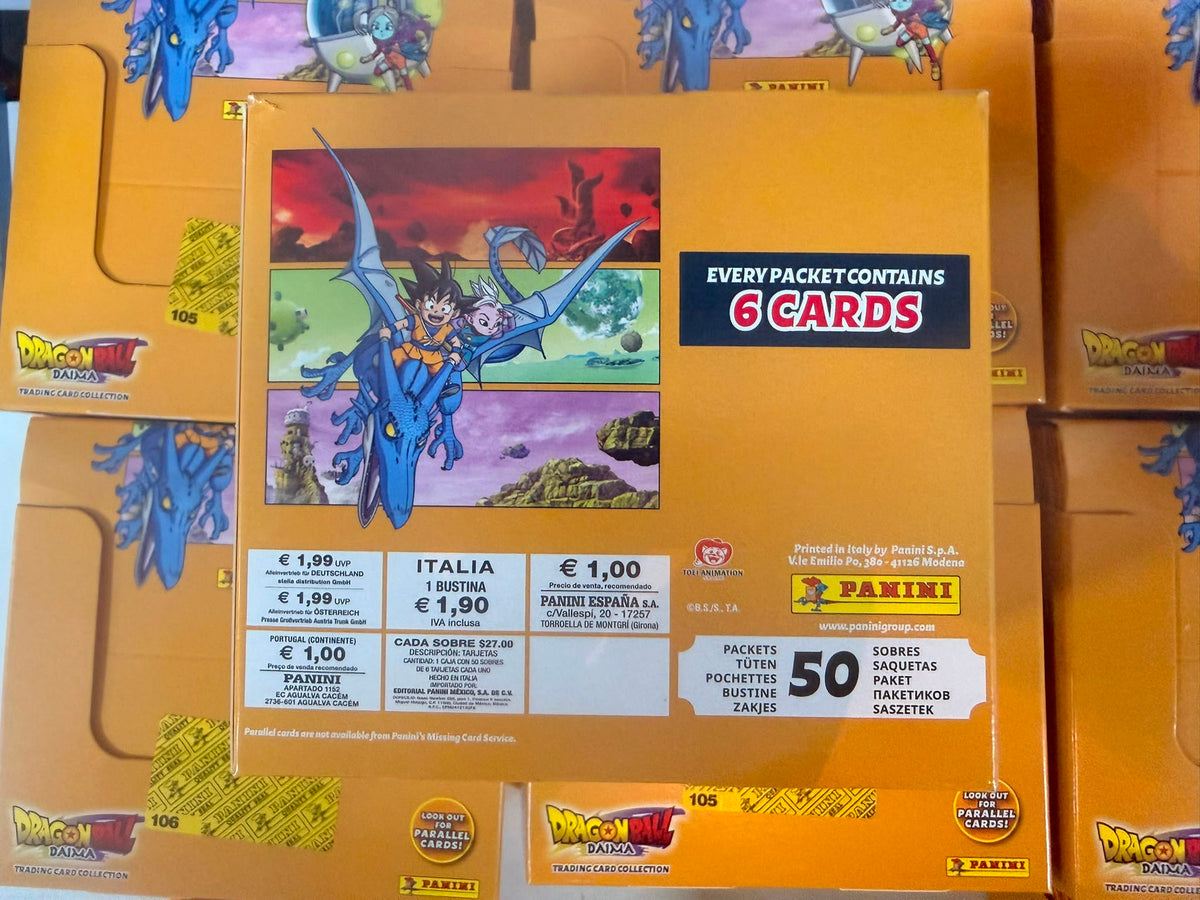 2026 dragon ball DAIMA box 50 cards tcg PANINI