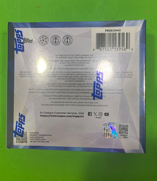 2024-25 Topps Chrome Sapphire Edition UEFA UCC Hobby Box