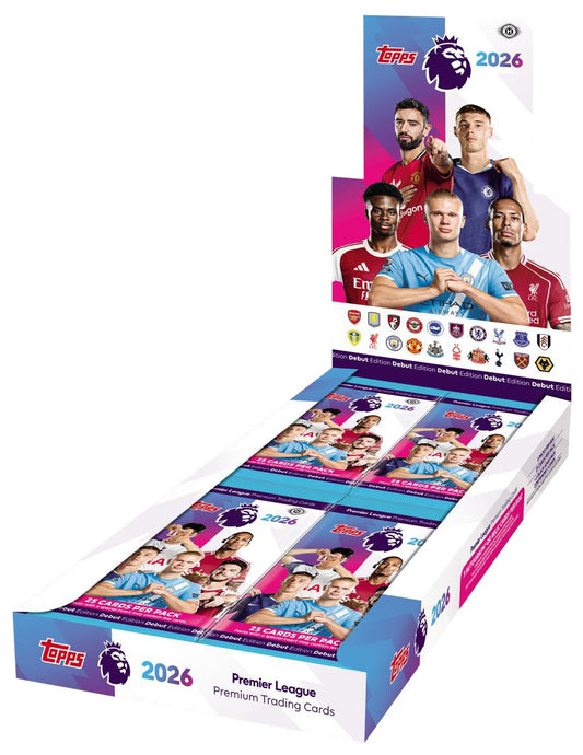 2026 Topps Premier League Soccer Hobby Box