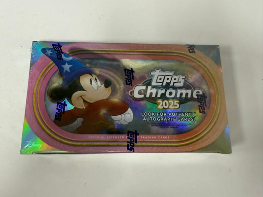 Topps Chrome Disney 2025 - Hobby Box