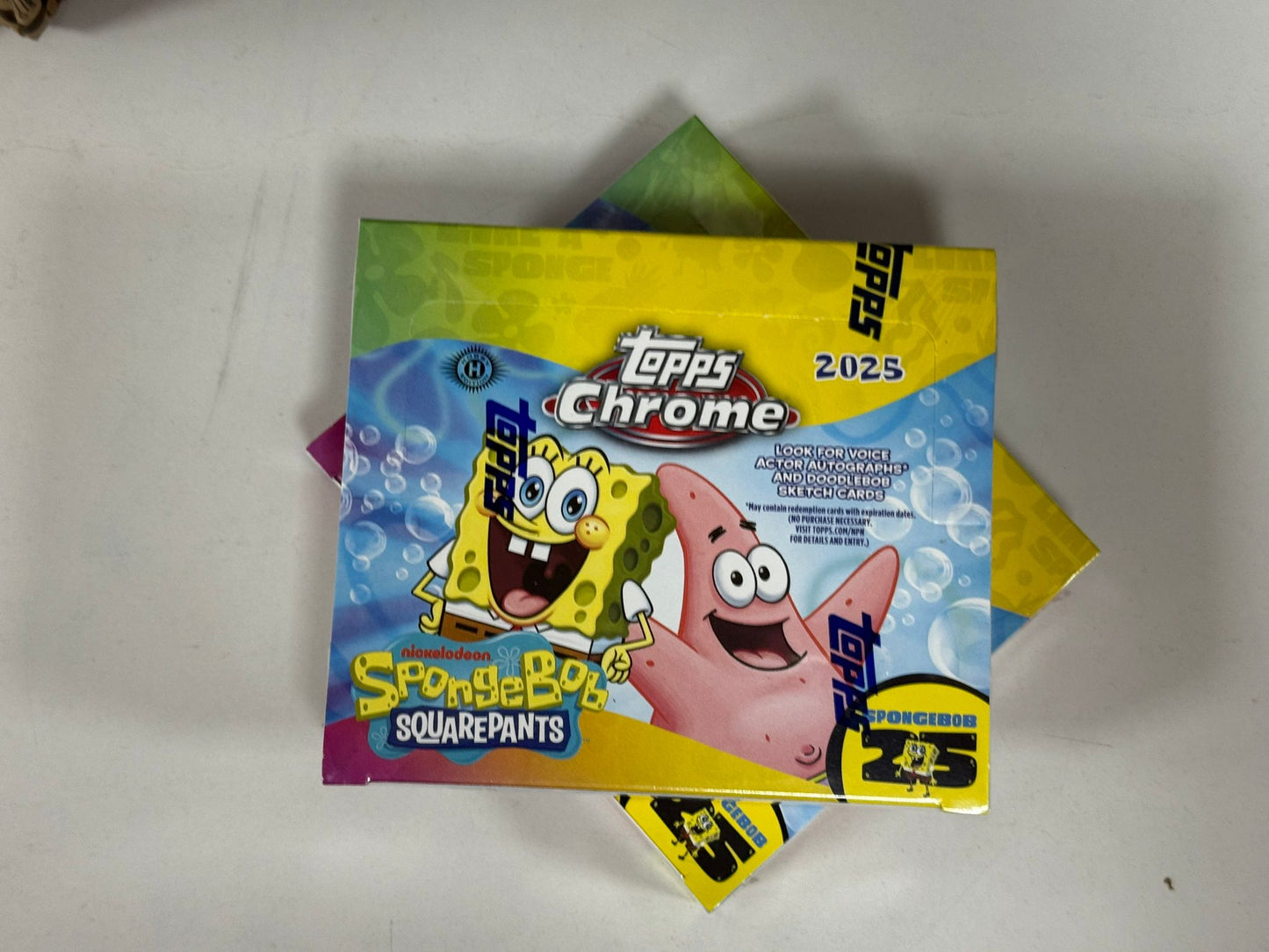 2025 Topps Chrome Spongebob Squarepants 25th Anniversary Hobby Box
