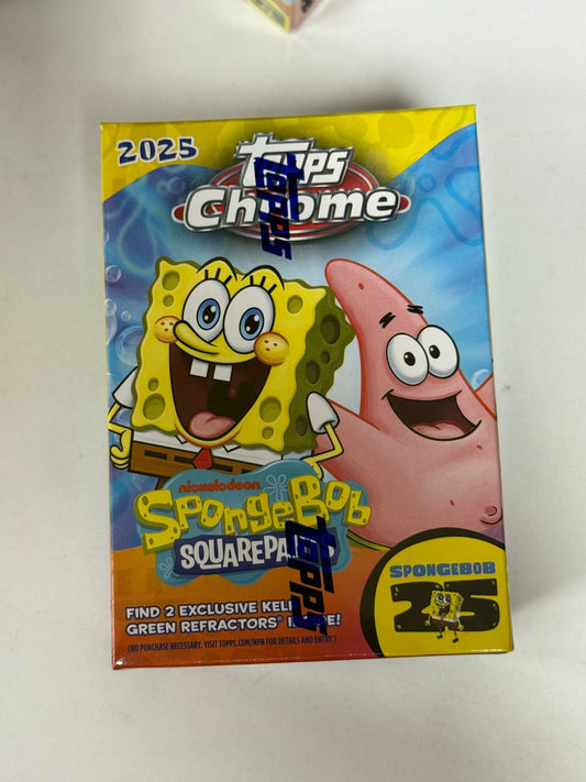 2025 Topps Chrome Spongebob Squarepants 25th Anniversary Value Box