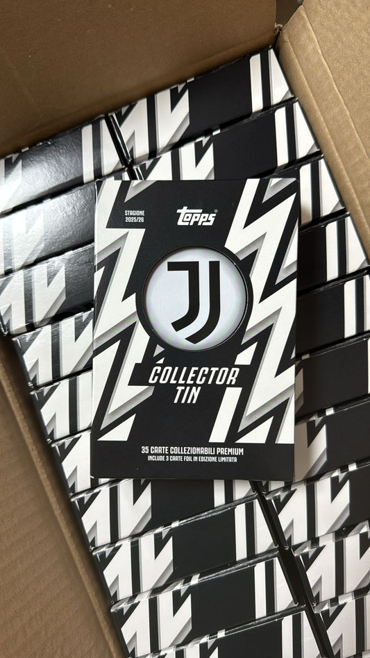 TOPPS JUVENTUS COLLECTOR TIN 2025/26