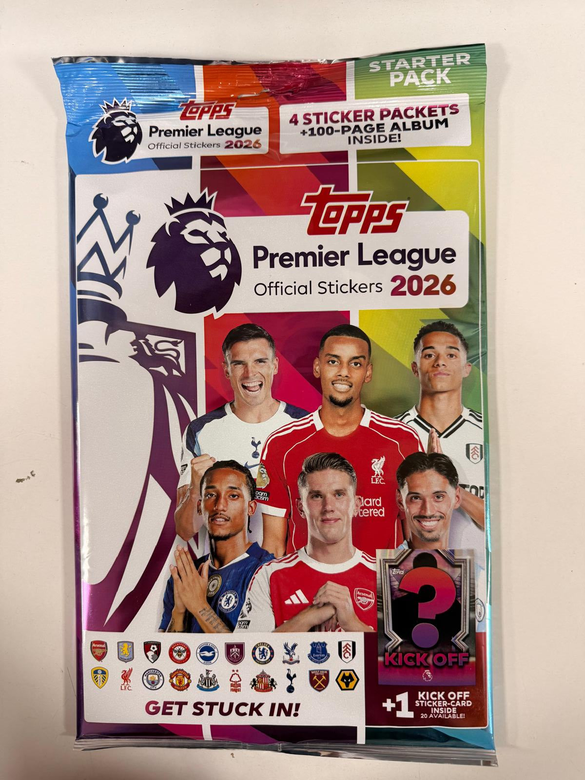 TOPPS PREMIER LEAGUE OFFICIAL STICKERS 2026 - STARTER PACK