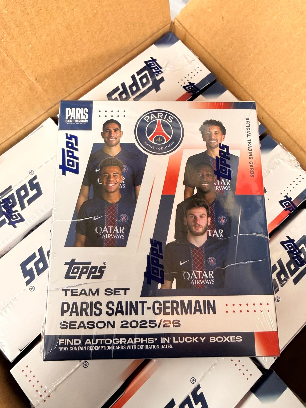 2025-26 TOPPS PSG PARIS SAINT-GERMAIN TEAM SET