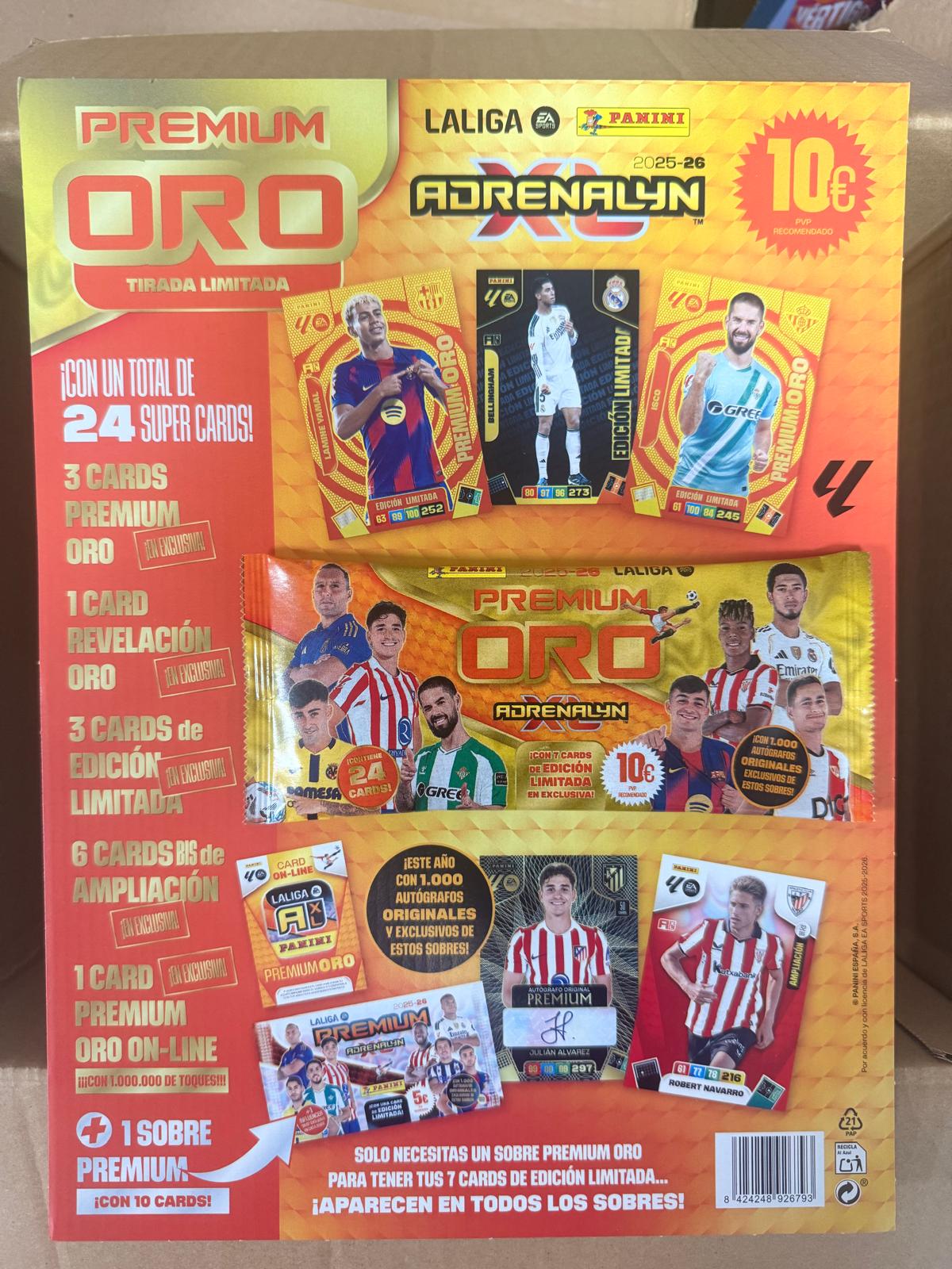2025-26 Adrenalyn XL LaLiga EA Sports Sobre Premium ORO - PANINI -