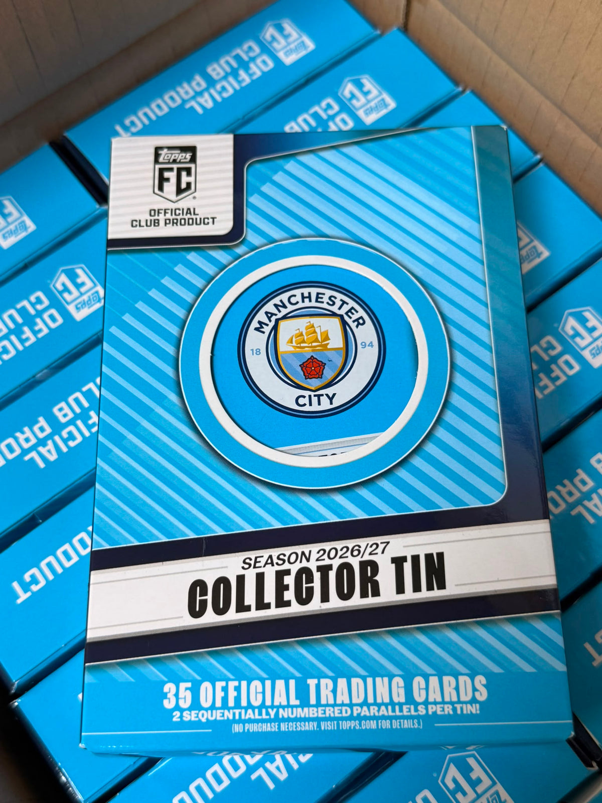 2026-27 Topps Manchester City – Collector Tin