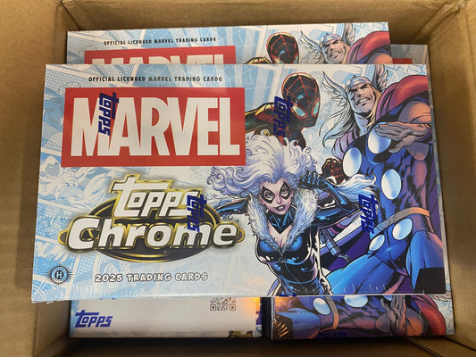 2025 Topps Marvel Comics Chrome - Hobby Box
