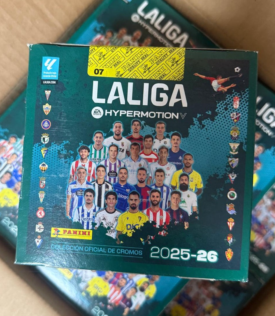 2025-26 PANINI LaLiga Hypermotion Box 50 packs