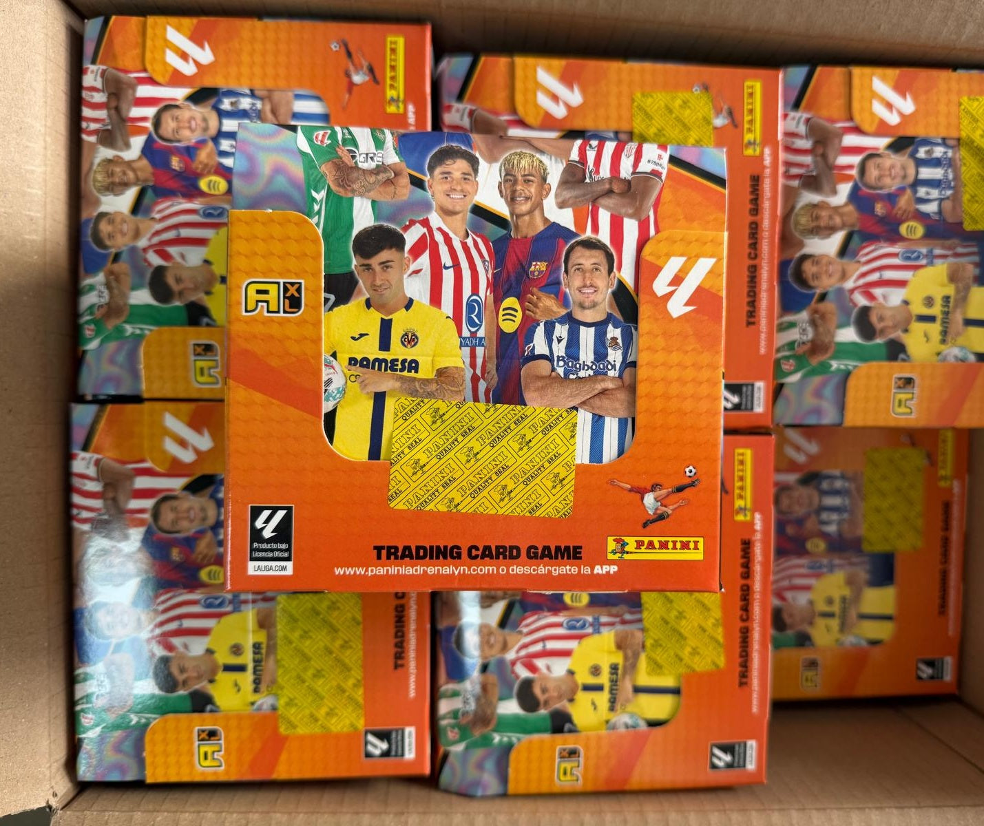 2025-26 ACTUALIZACION - UPDATE Adrenalyn XL LaLiga EA Sports Sealed UPDATE Box 50 Packs PANINI