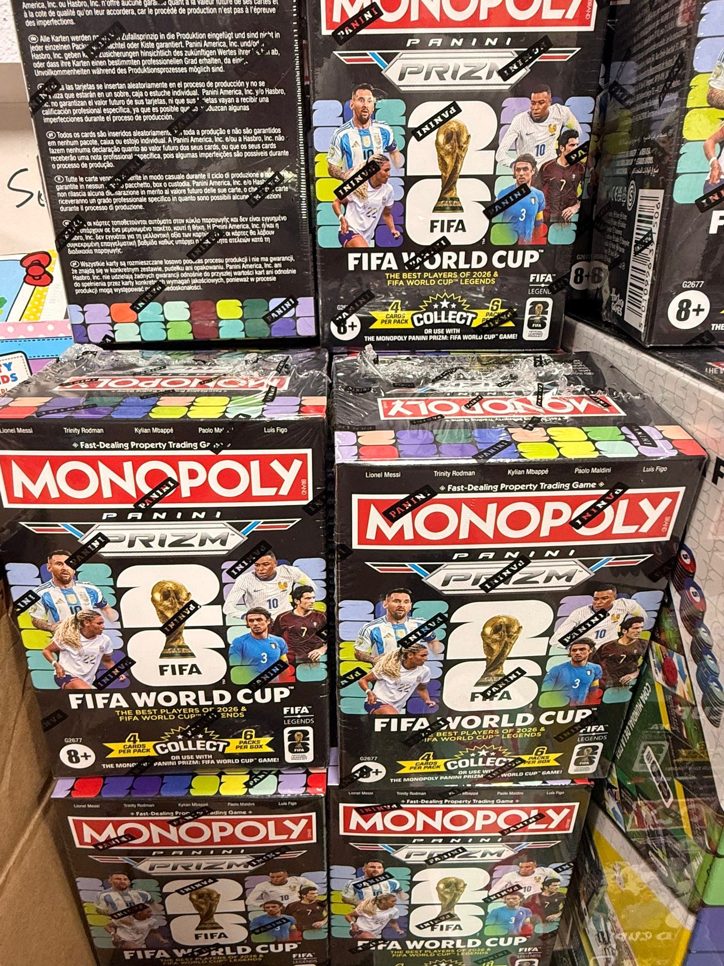 Panini Monopoly Prizm FIFA World Cup 2026 - BLASTER BOX -