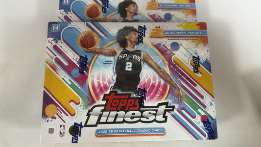 Topps Finest NBA Hobby Box para coleccionistas de baloncesto