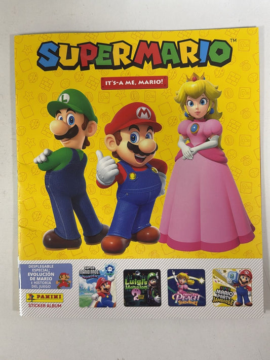 Álbum de cromos Panini Super Mario It’s a Me Mario