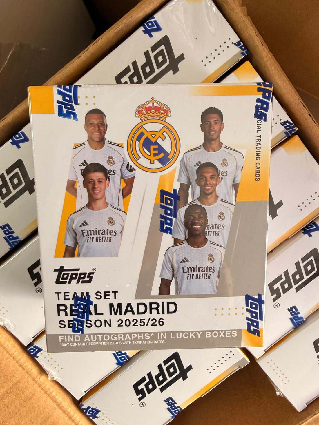 Topps Real Madrid Team Set 2025/26 para aficionados y coleccionistas