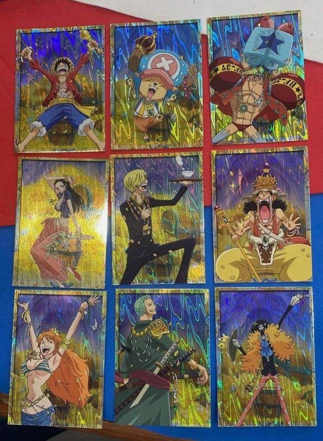 2022 ONE PIECE EPIC JOURNEY FULL SET 9 LIMITED CARD PANINI