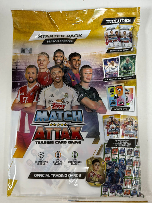 Topps UCC Champions League Match Attax 2025/26 - Starter Pack