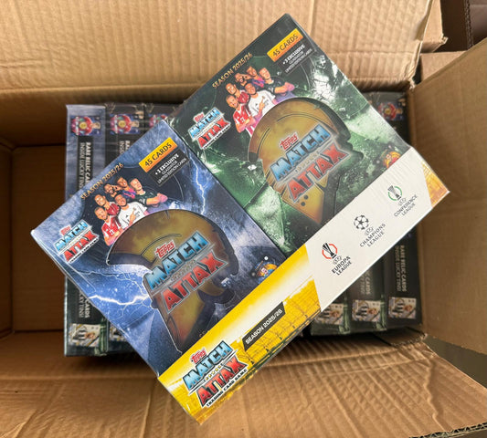 Topps UCC Champions League Match Attax 2025/26 -LOT 4x MEGA Tin