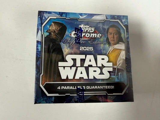2025 Topps Chrome® Sapphire Star Wars - Hobby Box