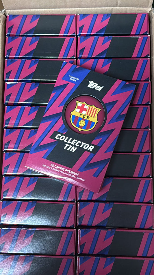 TOPPS BARCELONA COLLECTOR TIN 2025/26