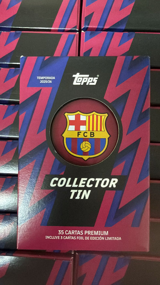TOPPS BARCELONA COLLECTOR TIN 2025/26