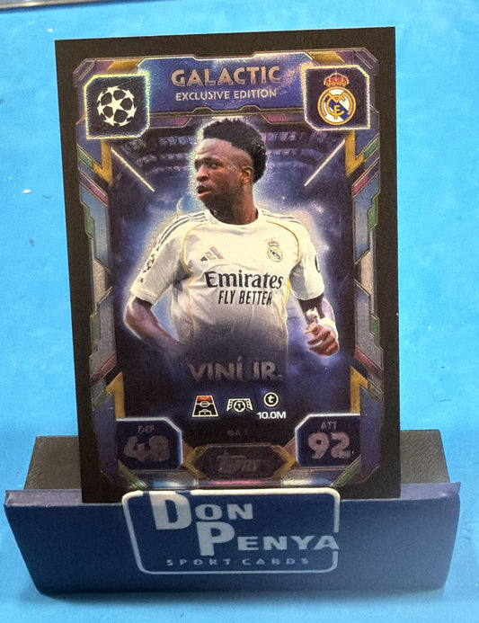 💥 Topps Match Attax 2025/26 Vini Jr Real Madrid Galactic Exclusive Edition 💥VINICIUS