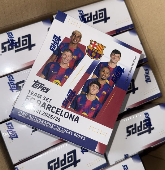 2025-26 TOPPS BARCELONA TEAM SET