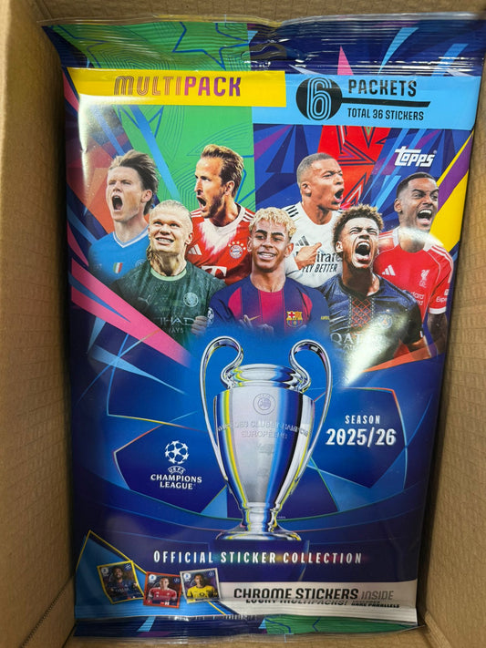 Topps UCL Champions League 2025/26 STICKERS - MULTIPACK