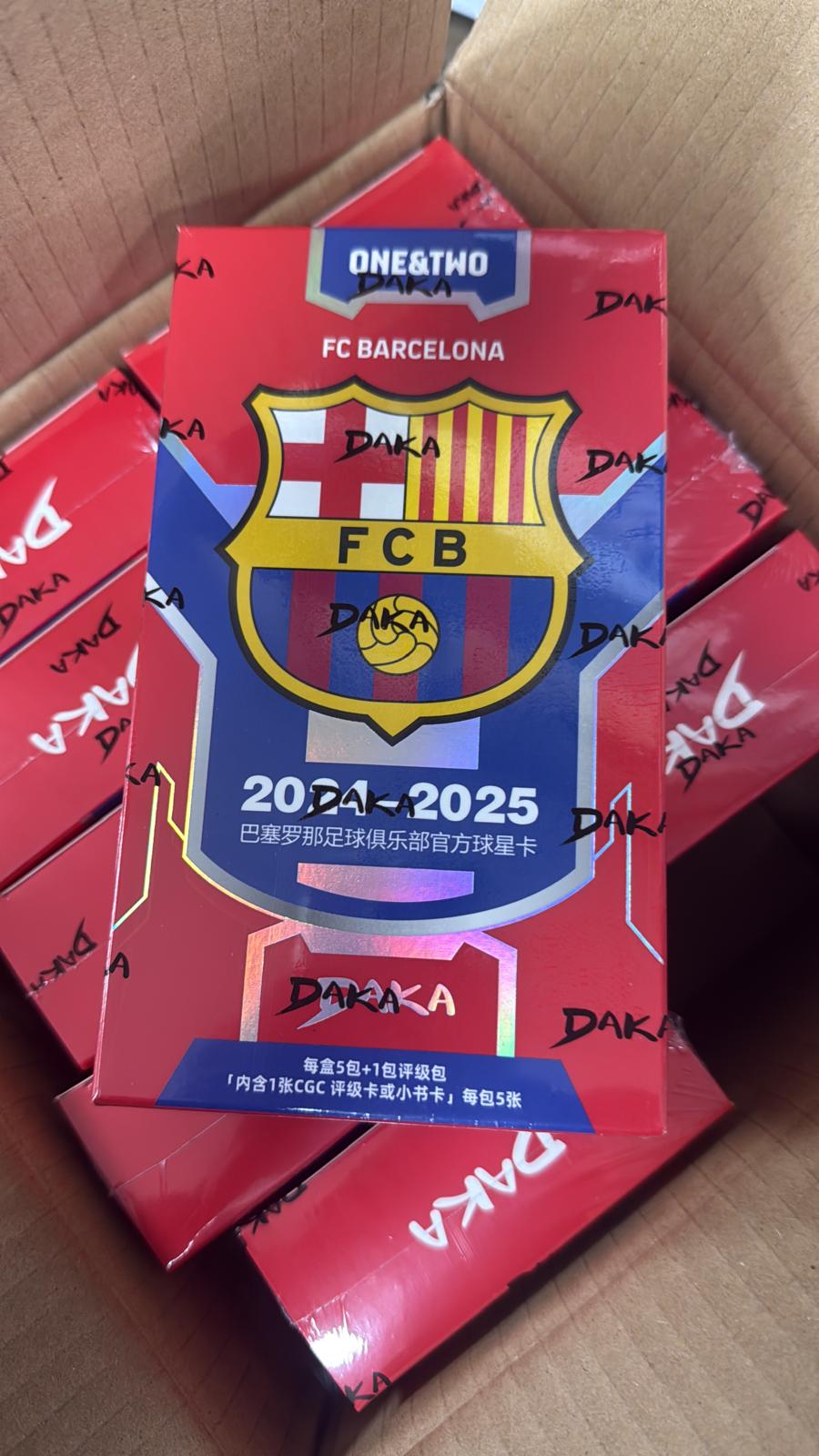 Daka 2024-25 FC Barcelona Team Set ONE & TWO - Hobby Box