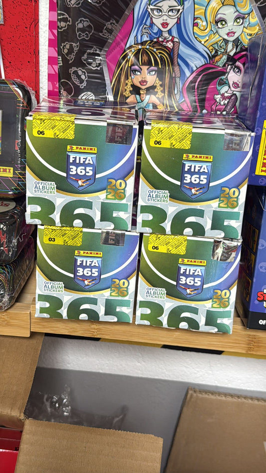 Panini FIFA 365 2026 Stickers display box 50 packs