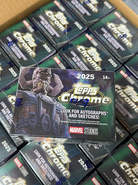 2025 Topps Chrome Marvel Estudios – Value Box