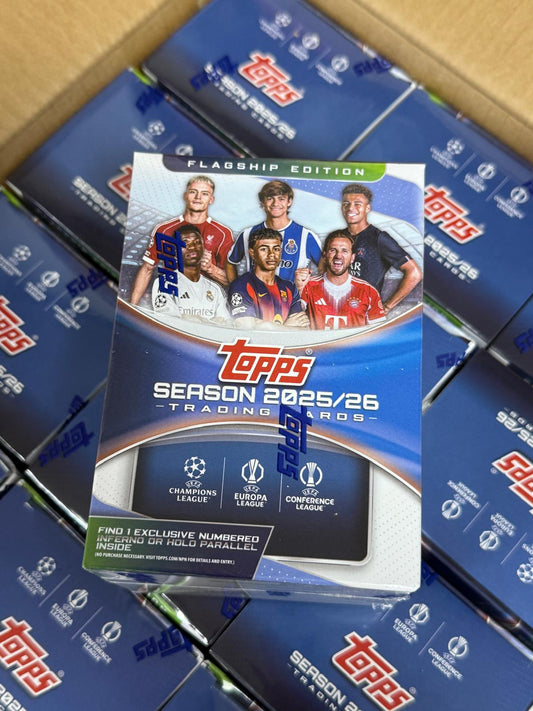 2025/26 Topps Soccer UEFA Club Competitions Flagship Value Box