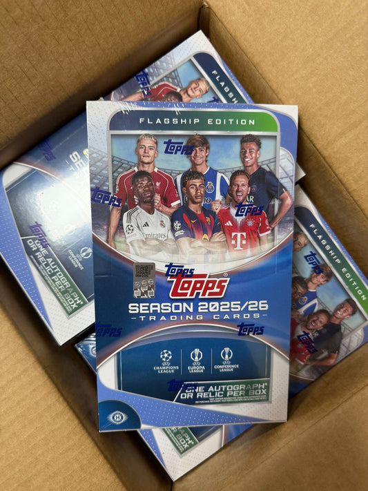 2025/26 Topps Soccer UEFA Club Competitions Flagship Hobby Box