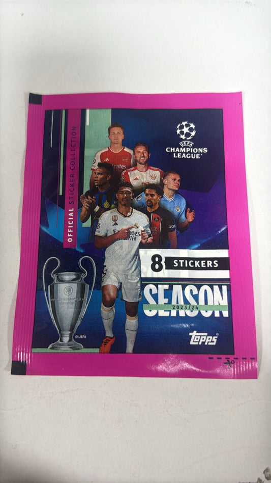 Topps UCL Champions League 2023/24 STICKERS PACK - LAMINE YAMAL ROOKIE ?