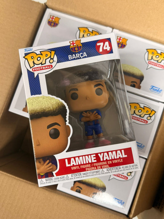 BARCELONA FC LAMINE YAMAL 3.75" POP SOCCER VINYL FIGURE FUNKO #74 BARCA NEW