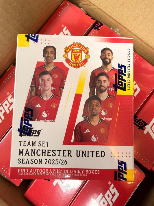 2025-26 TOPPS MANCHESTER UNITED TEAM SET