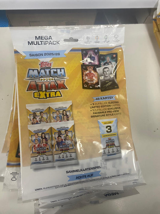 Topps UCC Champions League Match Attax Extra 2025/26 - Mega Multipack