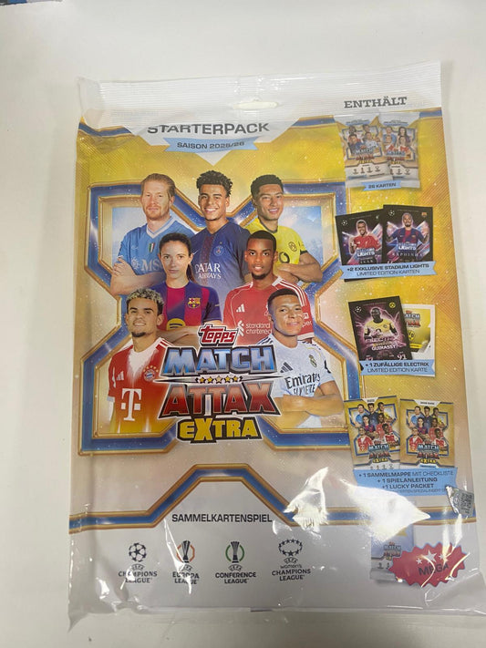 Topps UCC Champions League Match Attax Extra 2025/26 - Starter Pack