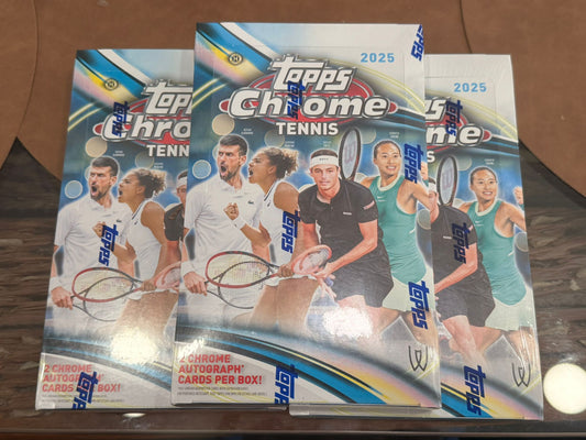 2025 Topps Chrome Tennis - Hobby box