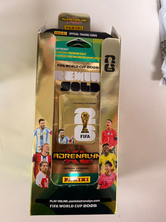 Adrenalyn XL FIFA World Cup 2026 USA Premium GOLD Pack SOBRE ORO