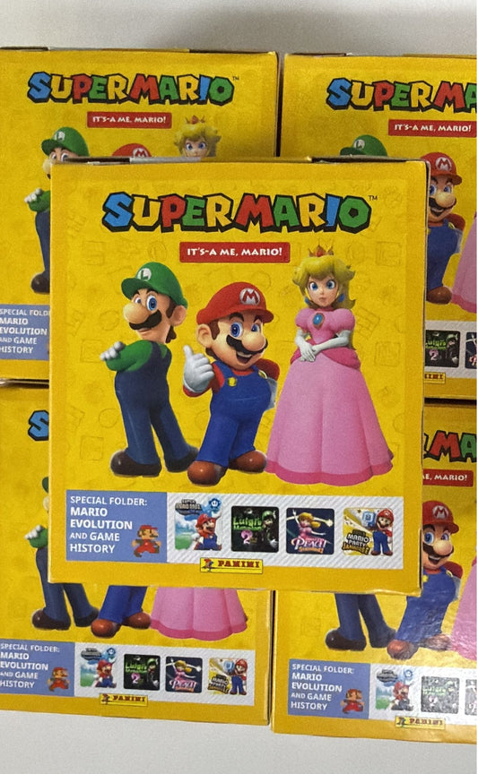 2026 Panini Super Mario It´s a Me Mario Box 50 packs stickers