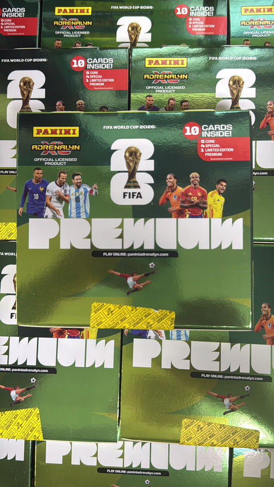 Adrenalyn XL FIFA World Cup 2026 USA PREMIUM BOX 10 Premium Packs