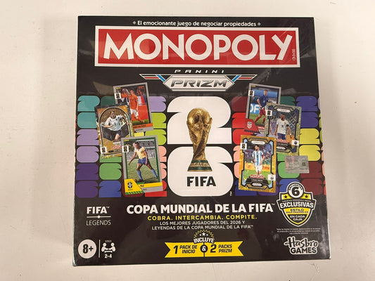 Panini Monopoly Prizm FIFA World Cup 2026 - GAME BOARD BOX - ESPAÑOL