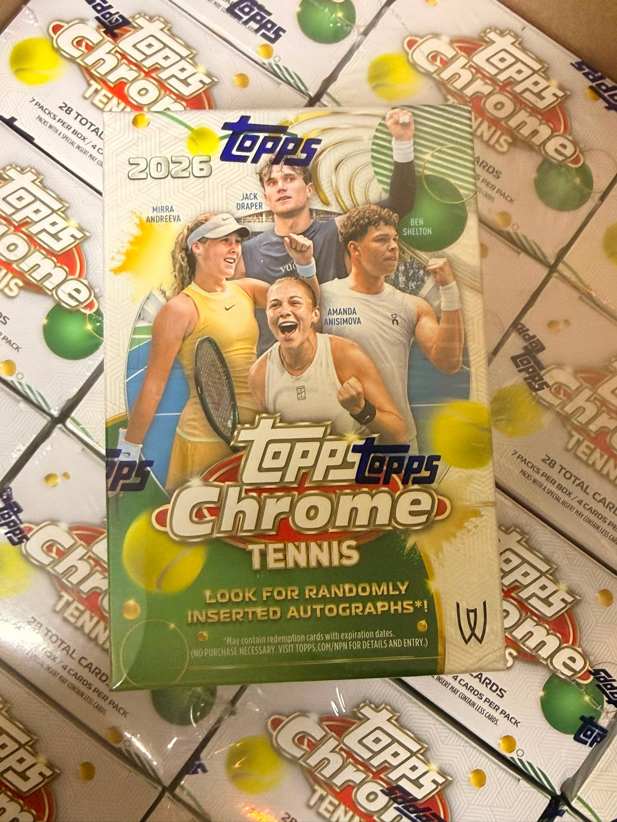 2026 Topps Chrome Tennis - Value box