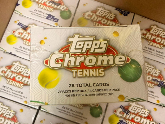 2026 Topps Chrome Tennis - Value box