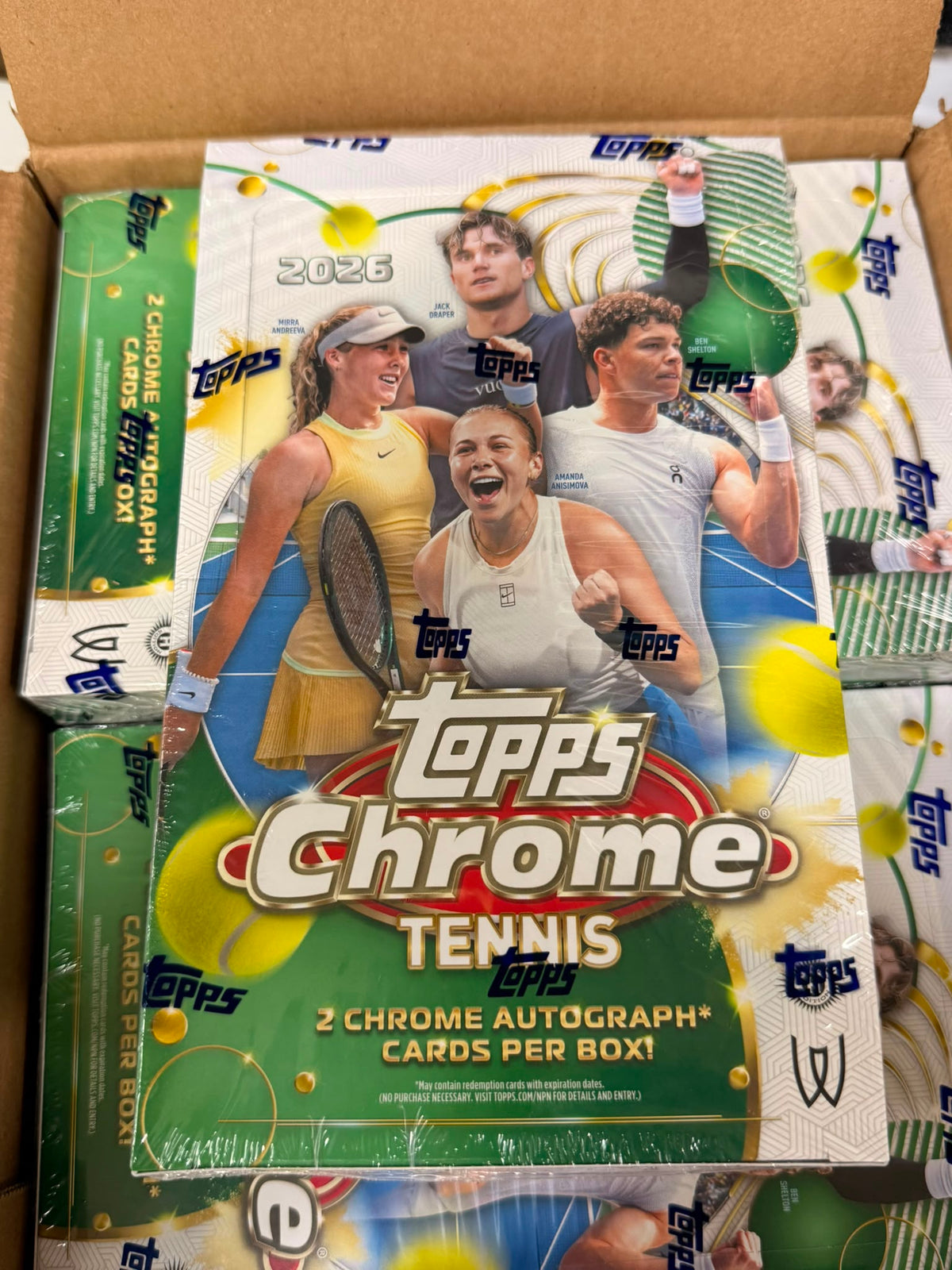 2026 Topps Chrome Tennis - Hobby box