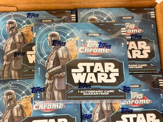 2026 Topps Chrome Star Wars - Hobby box